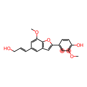 Phenol, 4-[5-[(1E)-3-hydroxy-1-propen-1-yl]-7-methoxy-2-benzofuranyl]-2-methoxy-