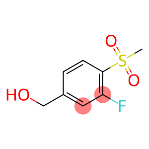 (3-fluoro-4-(methylsulfonyl)phenyl)methanol