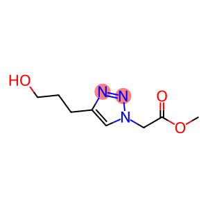 methyl 2-[4-(3-hydroxypropyl)-1H-1,2,3-triazol-1-yl]acetate