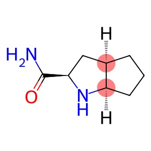 Cyclopenta[b]pyrrole-2-carboxamide, octahydro-, [2R-(2alpha,3abeta,6abeta)]- (9CI)