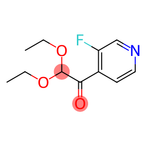 2,2-Diethoxy-1-(3-fluoro-4-pyridinyl)ethanone