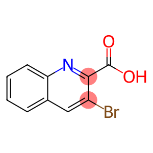2-Quinolinecarboxylic acid, 3-bromo-