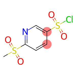 3-Pyridinesulfonyl chloride, 6-(methylsulfonyl)-