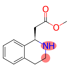 1-Isoquinolineacetic acid, 1,2,3,4-tetrahydro-, Methyl ester, (R)-