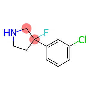 3-(3-Chlorophenyl)-3-fluoropyrrolidine