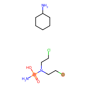 amino-[bis(2-chloroethyl)amino]phosphinic acid,cyclohexanamine