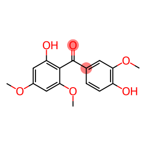 (4-hydroxy-3-methoxyphenyl)(2-hydroxy-4,6-dimethoxyphenyl)methanone