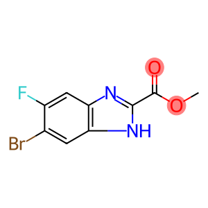 methyl 6-bromo-5-fluoro-1H-benzo[d]imidazole-2-carboxylate