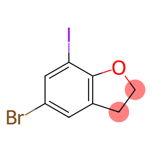 Benzofuran, 5-bromo-2,3-dihydro-7-iodo-