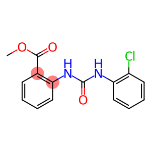 Benzoic acid,2-[[[(2-chlorophenyl)amino]carbonyl]amino]-, methyl ester