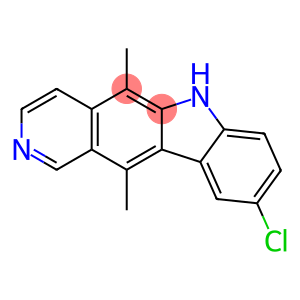 6H-Pyrido[4,3-b]carbazole, 9-chloro-5,11-dimethyl-