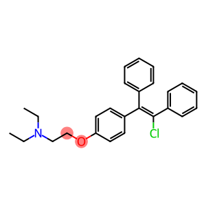 2-diphenylvinyl)phenoxy)-2-(p-(2-chloro-(z)-triethylamin