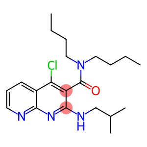 1,8-Naphthyridine-3-carboxamide, N,N-dibutyl-4-chloro-2-[(2-methylpropyl)amino]-