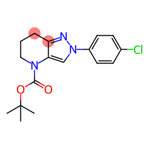 2-(4-Chloro-phenyl)-2,5,6,7-tetrahydro-pyrazolo[4,3-b]pyridine-4-carboxylic acid tert-butyl ester