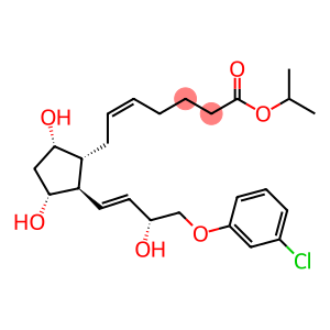 5-Heptenoic acid, 7-[(1R,2R,3R,5S)-2-[(1E,3R)-4-(3-chlorophenoxy)-3-hydroxy-1-buten-1-yl]-3,5-dihydroxycyclopentyl]-, 1-methylethyl ester, (5Z)-