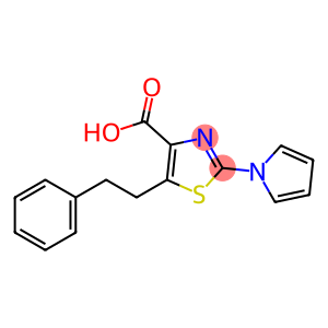 5-(2-Phenylethyl)-2-(1H-pyrrol-1-yl)-1,3-thiazole-4-carboxylic acid