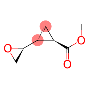 Cyclopropanecarboxylic acid, 2-oxiranyl-, methyl ester, [1R-[1alpha,2alpha(S*)]]- (9CI)