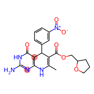 tetrahydro-2-furanylmethyl 2-amino-5-{3-nitrophenyl}-7-methyl-4-oxo-3,4,5,8-tetrahydropyrido[2,3-d]pyrimidine-6-carboxylate