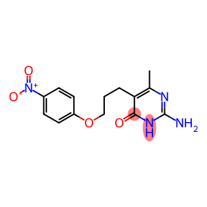 4(3H)-Pyrimidinone,2-amino-6-methyl-5-[3-(4-nitrophenoxy)propyl]-