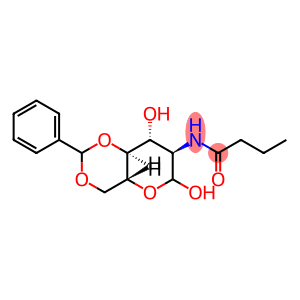 N-((4aR,7R,8R,8aS)-6,8-dihydroxy-2-phenylhexahydropyrano[3,2-d][1,3]dioxin-7-yl)butyramide