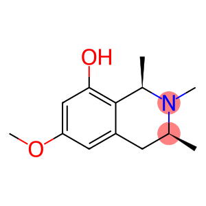 8-Isoquinolinol,1,2,3,4-tetrahydro-6-methoxy-1,2,3-trimethyl-, (1R,3S)-