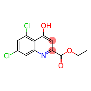 5,7-DICHLORO-4-HYDROXY-QUINOLINE-2-CARBOXYLIC ACID ETHYL ESTER