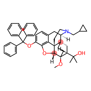 6,14-ETHENOMORPHINAN-7-METHANOL, 17-(CYCLOPROPYLMETHYL)-4,5-EPOXY-18,19-DIHYDRO-6-METHOXY-ALPHA, ALPHA-DIMETHYL-3-(TRIPHENYLMETHOXY)-, (5ALPHA, 7ALPHA)