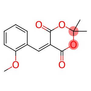 5-(2-METHOXYBENZYLIDENE)-2,2-DIMETHYL-1,3-DIOXANE-4,6-DIONE