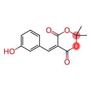 5-(3-羟基亚苄基)-2,2-二甲基-1,3-二氧六环-4,6-二酮