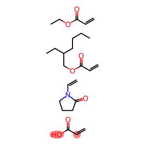 2-Propenoic acid, polymer with 1-ethenyl-2-pyrrolidinone, 2-ethylhexyl 2-propenoate and ethyl 2-propenoate