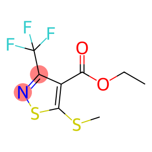 5-Methylsulfanyl-3-trifluoromethyl-isothiazole-4-carboxylic acid ethyl ester