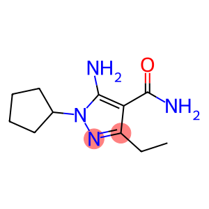 1H-Pyrazole-4-carboxamide, 5-amino-1-cyclopentyl-3-ethyl-