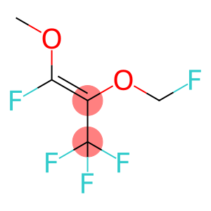 1-Propene, 1,3,3,3-tetrafluoro-2-(fluoromethoxy)-1-methoxy-, (E)- (9CI)