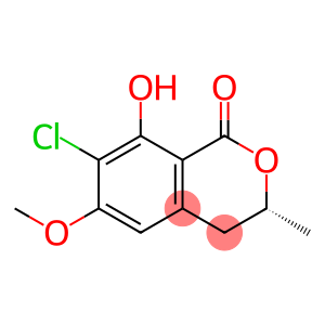 1H-2-Benzopyran-1-one, 7-chloro-3,4-dihydro-8-hydroxy-6-methoxy-3-methyl-, (3R)-