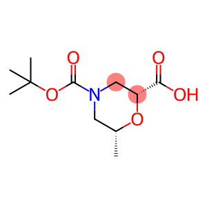 (2R,6R)-4-N-BOC-6-甲基吗啉-2-羧酸