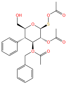 苯基 3-O-(苯基甲基)-1-硫代-BETA-D-吡喃葡萄糖苷三乙酸酯