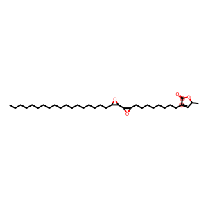 2(5H)-Furanone, 5-methyl-3-[8-(3'-octadecyl[2,2'-bioxiran]-3-yl)octyl]- (9CI)