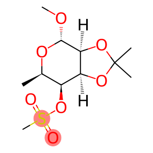 α-D-Talopyranoside, methyl 6-deoxy-2,3-O-(1-methylethylidene)-, methanesulfonate (9CI)