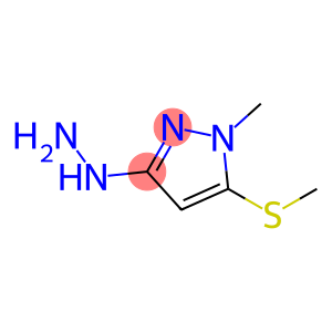 (1-methyl-5-methylsulfanylpyrazol-3-yl)hydrazine