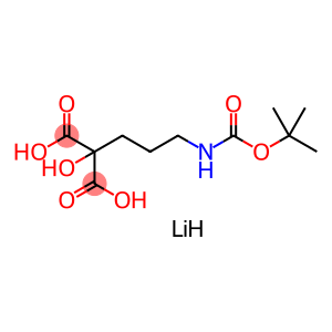 Propanedioic acid, 2-[3-[[(1,1-dimethylethoxy)carbonyl]amino]propyl]-2-hydroxy-, lithium salt (1:2)