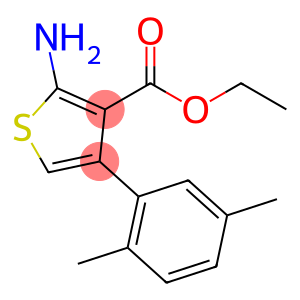 2-amino-4-(2,5-dimethylphenyl)-3-thiophenecarboxylic acid ethyl ester