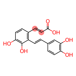 (2E)-3-[2-[(1E)-2-(3,4-Dihydroxyphenyl)ethenyl]-3,4-dihydroxyphenyl]-2-propenoic acid