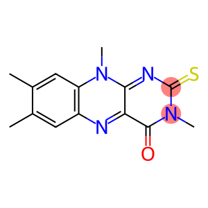 2,3-Dihydro-3,7,8,10-tetramethyl-2-thioxobenzo[g]pteridin-4(10H)-one