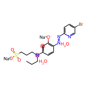 3-[[4-[2-(5-Bromo-2-pyridinyl)diazenyl]-3-hydroxyphenyl]propylamino]-1-propanesulfonic acid sodium salt