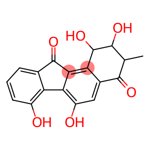 2,3-Dihydro-3-methyl-1,2,6,7-tetrahydroxy-1H-benzo(a)fluorene-4,11-dio ne