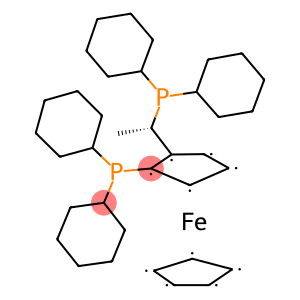 (S)-(+)-L-[(R)-2-(二环己基膦基)三戊铁基]乙基二环己基膦