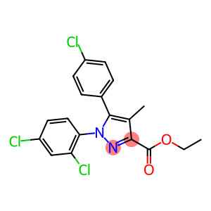 5-对氯苯基-1-(2,4-二氯苯基)-4-甲基-1H-吡唑-3-甲酸乙酯