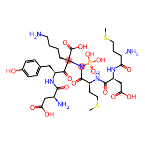 aspartyl-tyrosyl-phosphomethionyl-aspartyl-methionyl-lysine