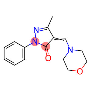 3-Methyl-4-(morpholinomethylene)-1-phenyl-2-pyrazolin-5-one