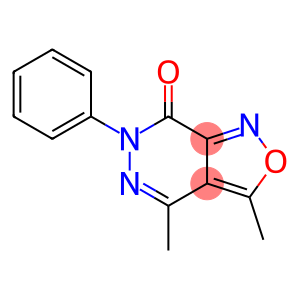 Isoxazolo[3,4-d]pyridazin-7(6H)-one, 3,4-dimethyl-6-phenyl-
